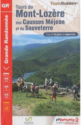 topo guide Tour du Mont-Lozère des Causses Méjean et du Sauveterre