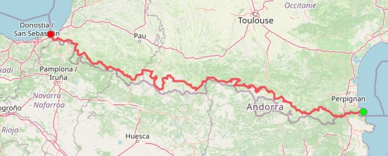 carte du GR10