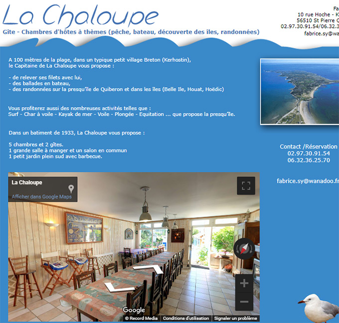 Chambre d'hôte La Chaloupe