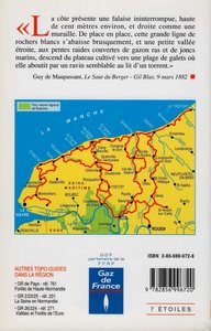 carte GR21 Du Tréport au Havre