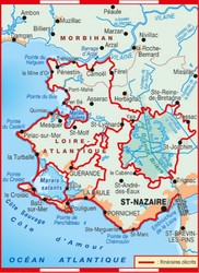 carte De la Vilaine à la loire