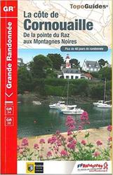 topo guide carte La côte de Cornouaille :de la pointe du Raz aux Montagne Noires