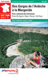 topo guide GORGES DE L ARDECHE A LA MARGERIDE