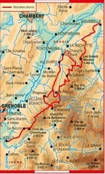  carte Haute Traversée de Belledonne