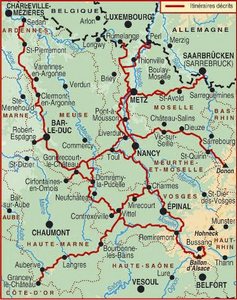  carte carte gr7 Lorraine