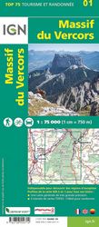 carte Massif du vercors