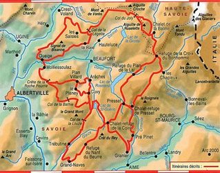 tour du beaufortain carte