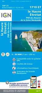 carte ign LE HAVRE / ÉTRETAT